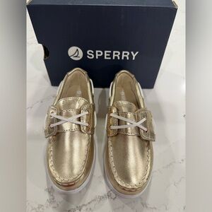 Sperry Kids MetallicBoat Shoes